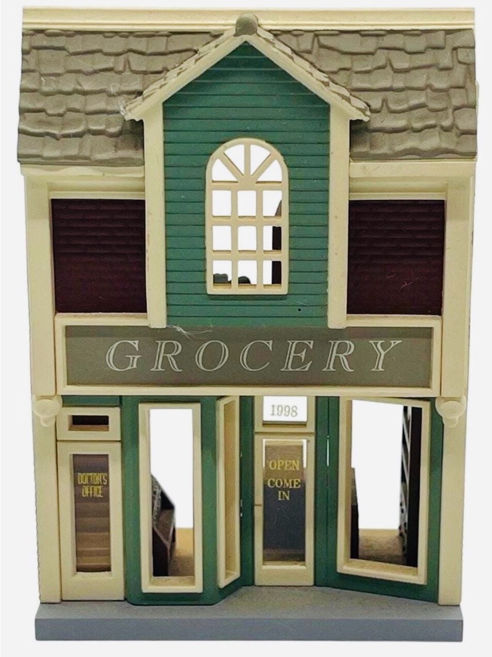 1998 Vintage-Style Miniature Grocery Store Shop Dollhouse Accessory Hallmark